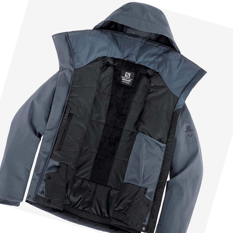 Salomon SPEED Skijacken Damen Silber | MJISUBQ-41