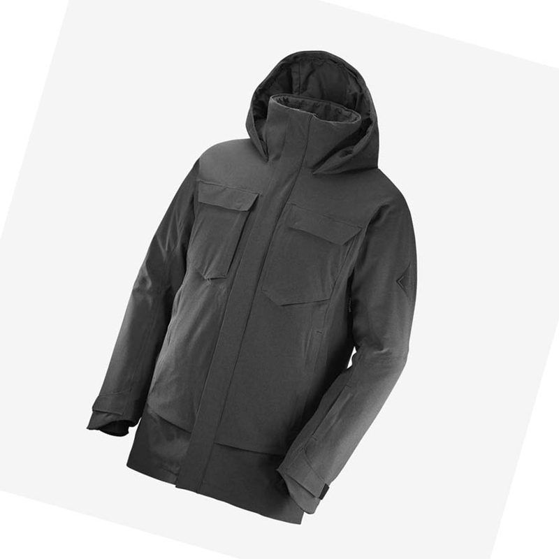 Salomon STANCE CARGO Skijacken Herren Schwarz | SYGFHID-53