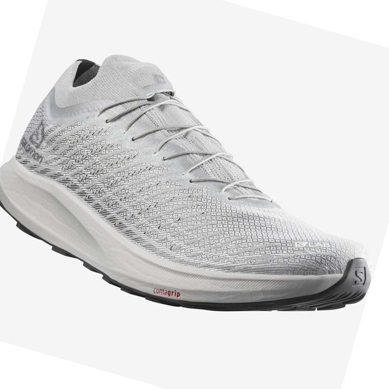 Salomon S/LAB PULSAR Trailrunning Schuhe Herren Silber | AWREJSB-32