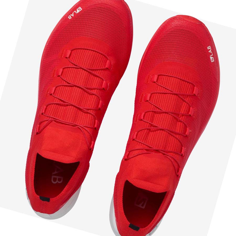 Salomon S/LAB SENSE 8 Trailrunning Schuhe Herren Rot | EZWPLNK-35