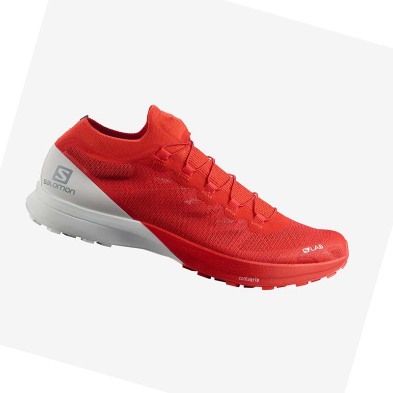 Salomon S/LAB SENSE 8 Trailrunning Schuhe Herren Rot | EZWPLNK-35