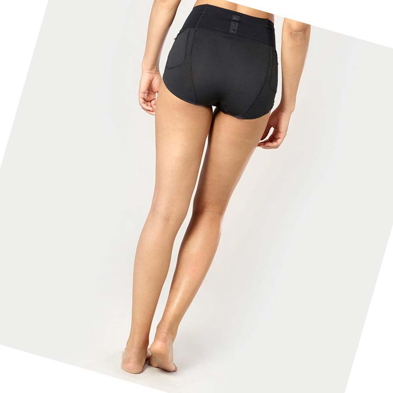 Salomon S/LAB SENSE BRIEF Kurze Hose Damen Schwarz | GMSDUVK-95
