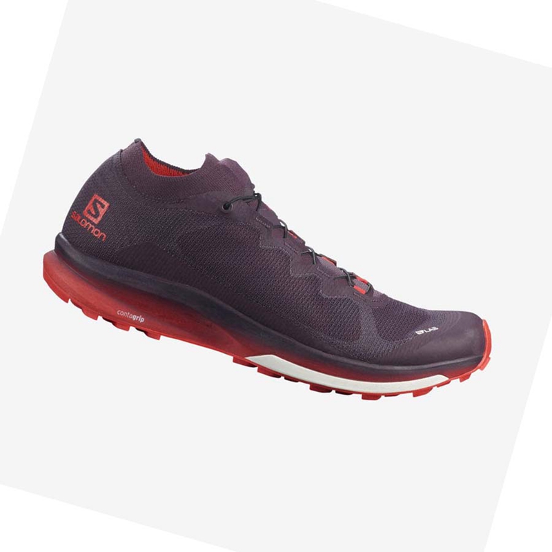 Salomon S/LAB ULTRA 3 Trailrunning Schuhe Herren Lila | GSBIKXE-49