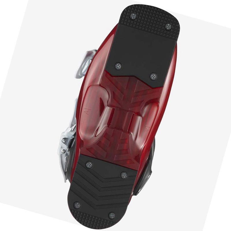 Salomon T3 RT Skistiefel Kinder Schwarz Rot Weiß | TPJGSVL-78