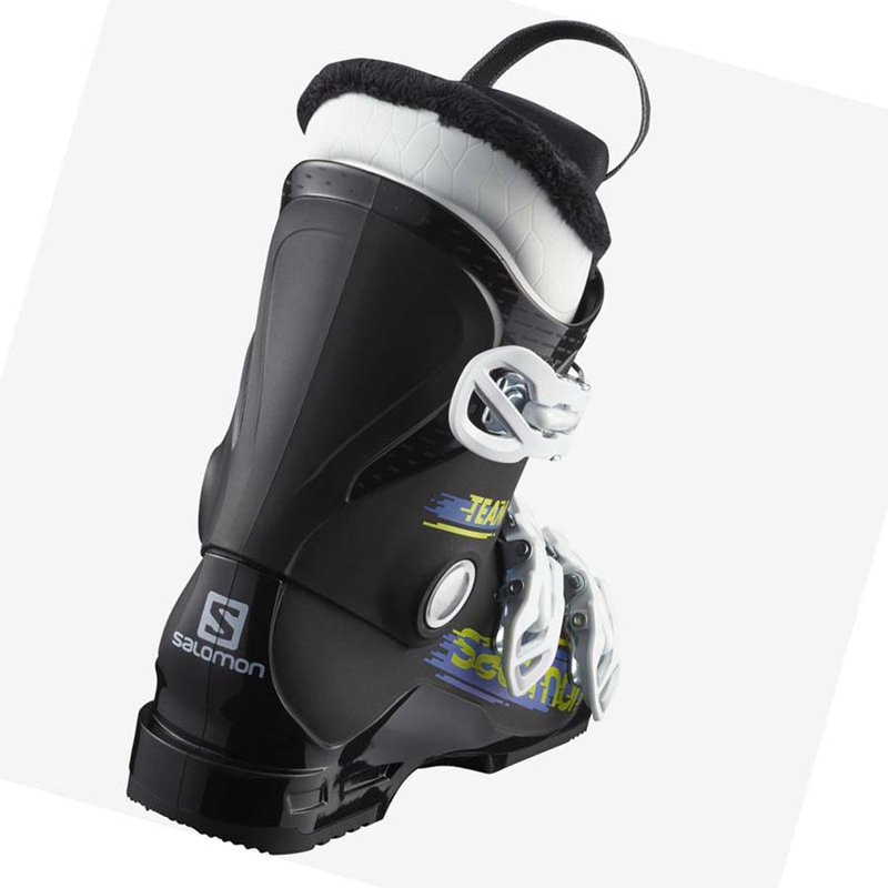 Salomon TEAM T3 Skistiefel Kinder Schwarz Weiß | DQIXYHU-17