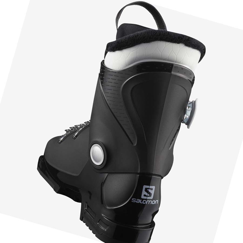Salomon TEAM T3 Skistiefel Kinder Schwarz Weiß | DQIXYHU-17