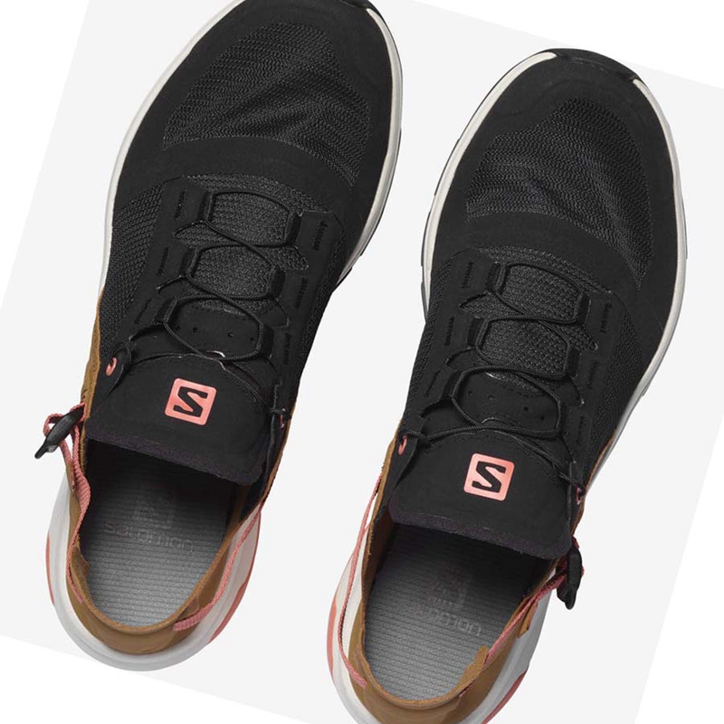 Salomon TECH AMPHIB 4 Wasserschuhe Damen Schwarz Braun | CAKLSVJ-93