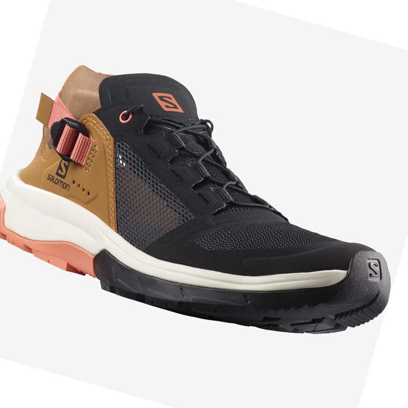 Salomon TECH AMPHIB 4 Wasserschuhe Damen Schwarz Braun | CAKLSVJ-93