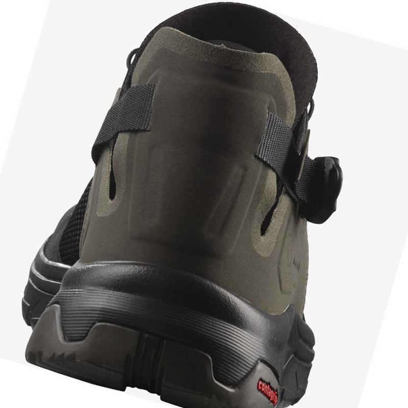 Salomon TECH AMPHIB 4 Wasserschuhe Herren Schwarz Grau | UYDEGFX-16