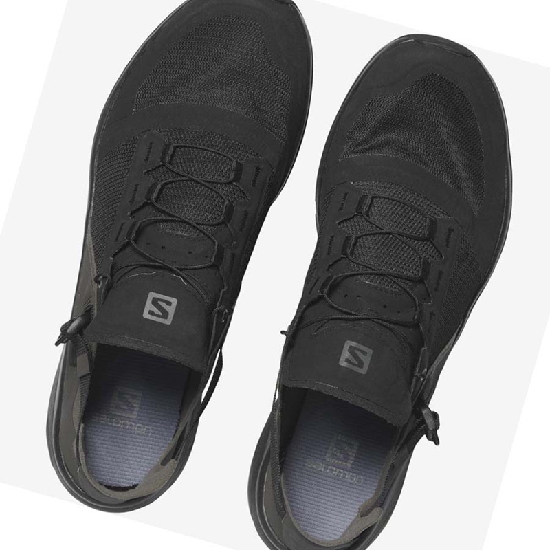 Salomon TECH AMPHIB 4 Wasserschuhe Herren Schwarz Grau | UYDEGFX-16