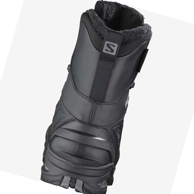 Salomon TOUNDRA FORCES CLIMASALOMON™ WATERPROOF Stiefel Damen Schwarz | QKOEBTH-17