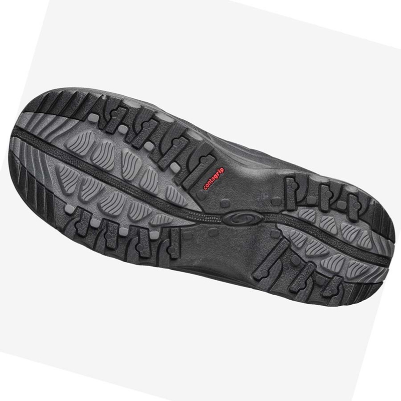 Salomon TOUNDRA FORCES CLIMASALOMON™ WATERPROOF Stiefel Damen Schwarz | QKOEBTH-17