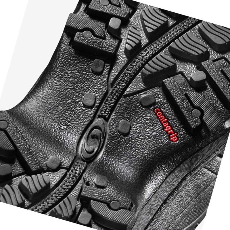 Salomon TOUNDRA PRO CLIMASALOMON™ WATERPROOF Winterstiefel Herren Schwarz | OYQACPG-12