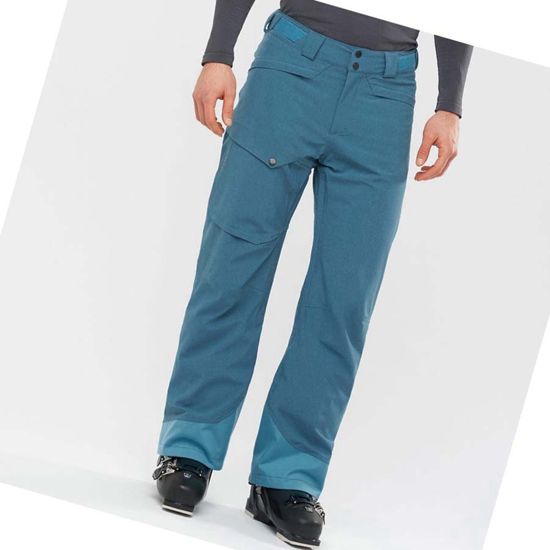 Salomon UNTRACKED Ski Hosen Herren Blau | WBVJRLT-98