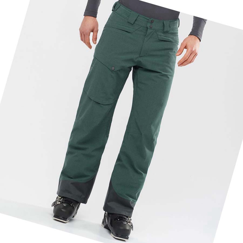 Salomon UNTRACKED Ski Hosen Herren Olivgrün | PHSCNWQ-25