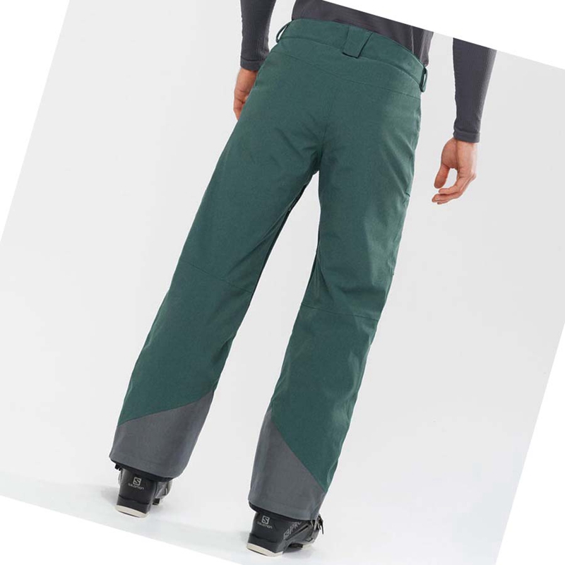 Salomon UNTRACKED Ski Hosen Herren Olivgrün | PHSCNWQ-25