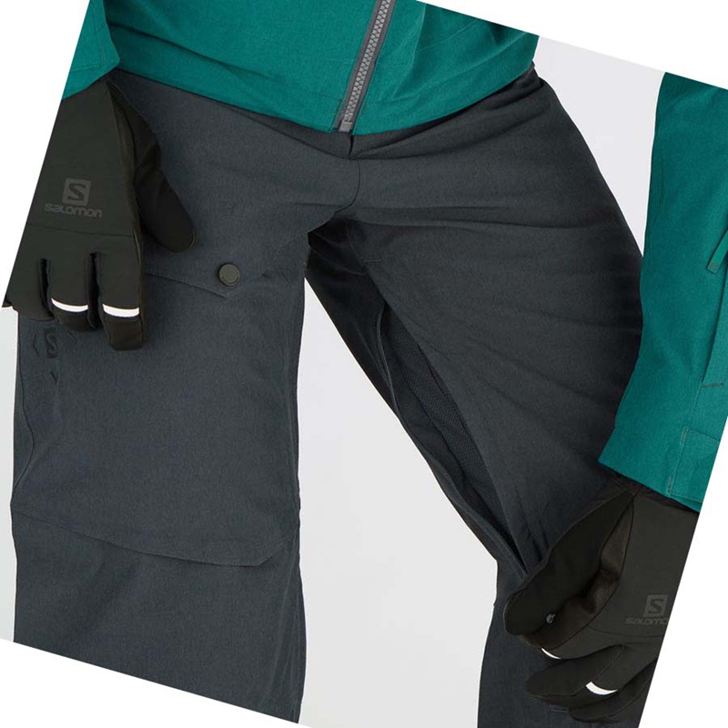 Salomon UNTRACKED Ski Hosen Herren Schwarz | EAWZHMB-40