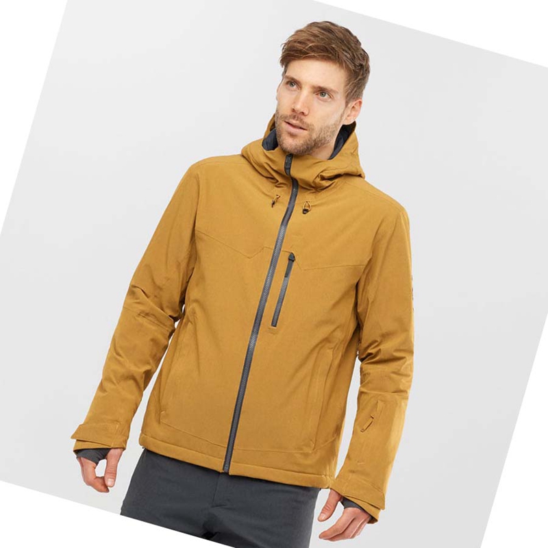 Salomon UNTRACKED Skijacken Herren Braun | FXGRWNL-49