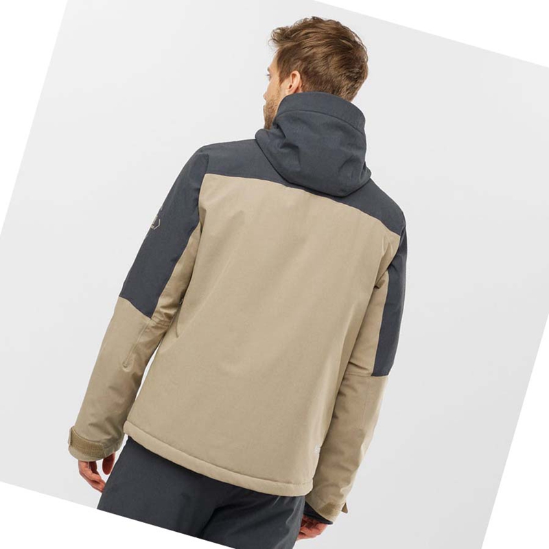 Salomon UNTRACKED Skijacken Herren Grau Braun | WOLTRKF-95