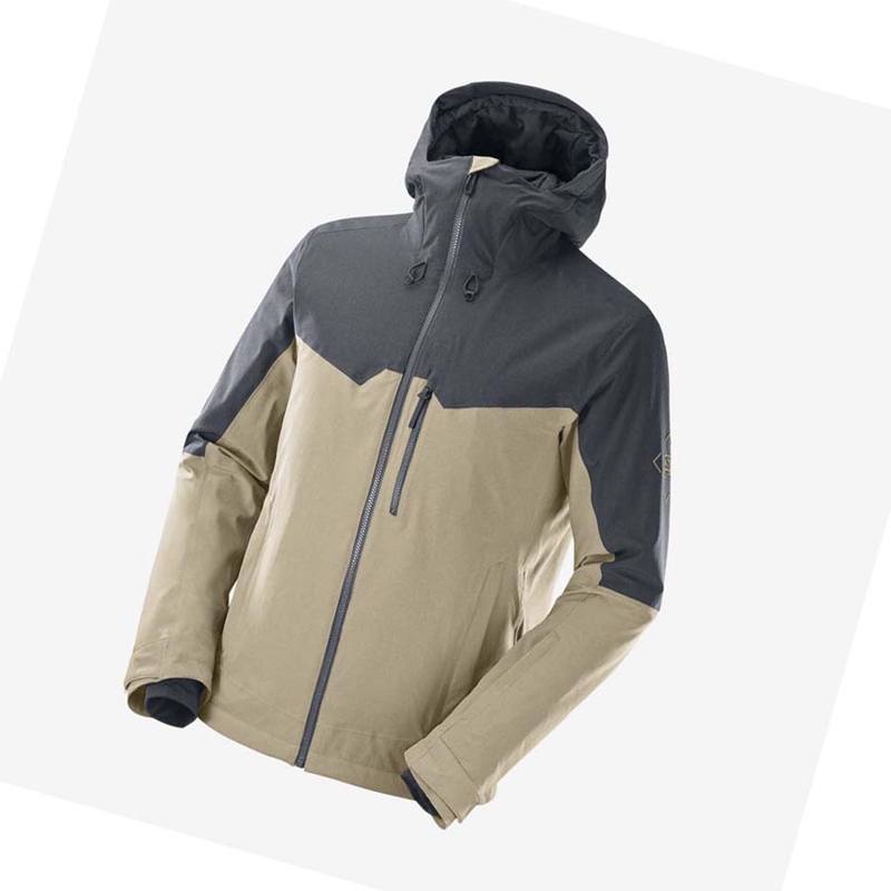 Salomon UNTRACKED Skijacken Herren Grau Braun | WOLTRKF-95