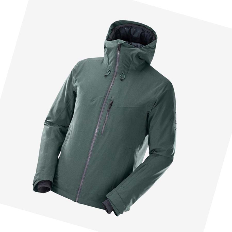 Salomon UNTRACKED Skijacken Herren Grün | OAFWLBX-29