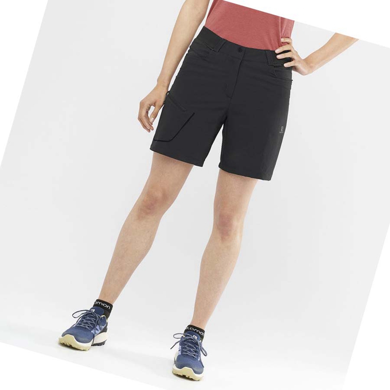 Salomon WAYFARER Kurze Hose Damen Grau | NJQAKYM-10