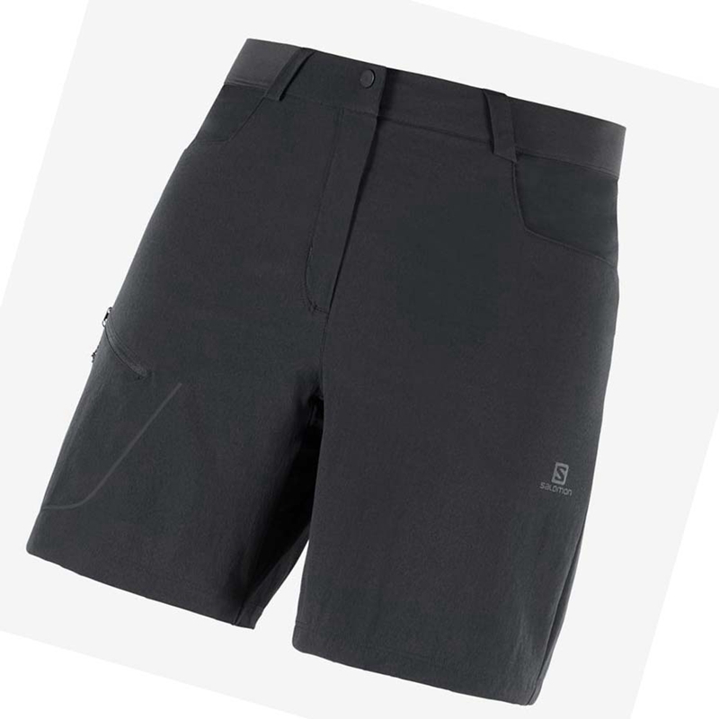 Salomon WAYFARER Kurze Hose Damen Grau | NJQAKYM-10