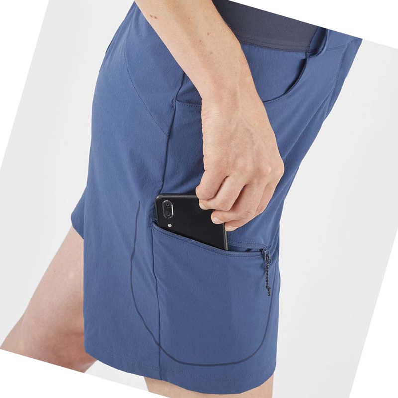 Salomon WAYFARER Kurze Hose Damen Navy | JSHZQWY-24