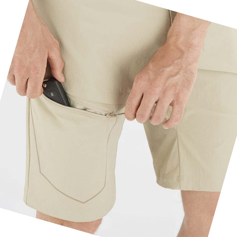 Salomon WAYFARER Kurze Hose Herren Beige | UYGSXNO-87