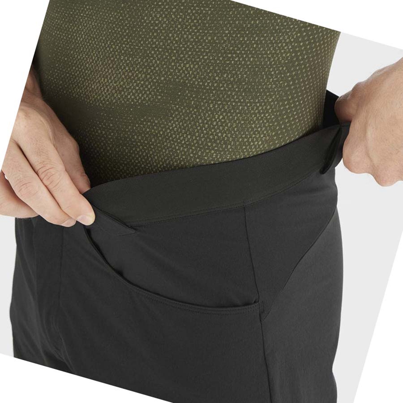 Salomon WAYFARER Kurze Hose Herren Schwarz | KYAZRVN-63