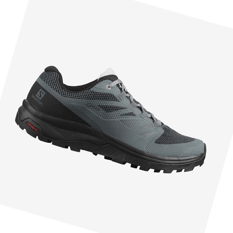 Salomon WoOUTLINE GORE-TEX Wanderschuhe Damen Grau | BPVEFMG-46