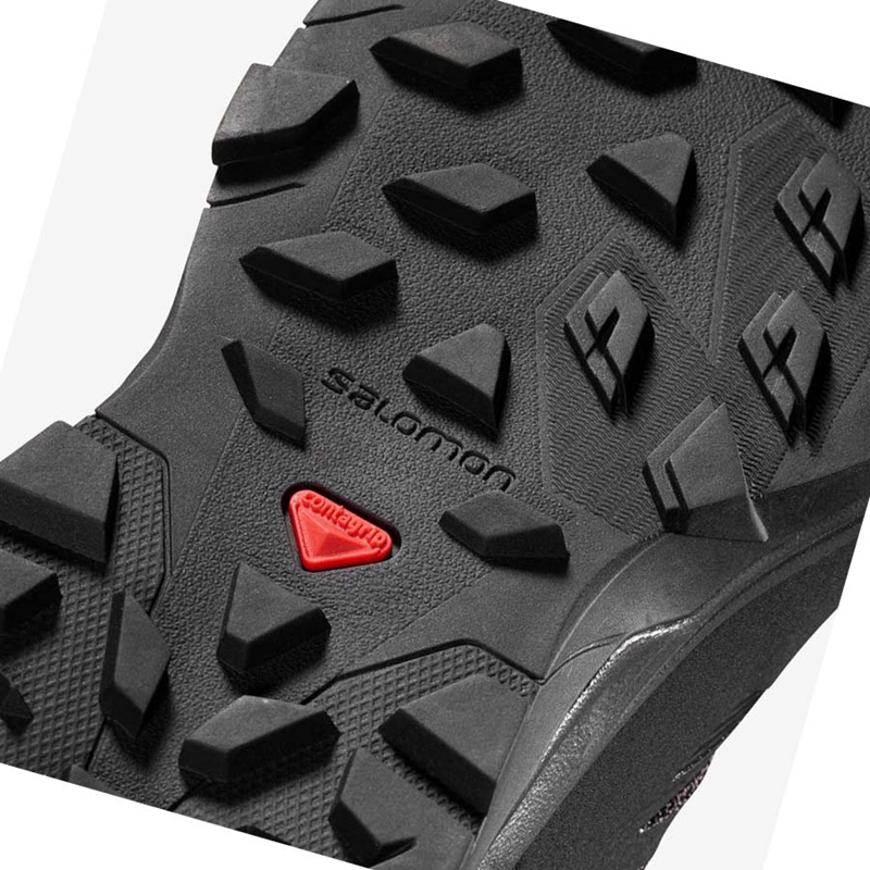 Salomon WoOUTLINE MID GORE-TEX Wanderschuhe Damen Navy | TQMPHEB-69