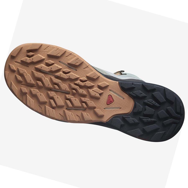 Salomon WoOUTPULSE MID GORE-TEX Wanderschuhe Damen Mintfarben | ICWNDPT-95