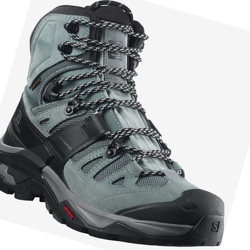 Salomon WoQUEST 4 GORE-TEX Wanderschuhe Damen Blau | QAXPJKG-32
