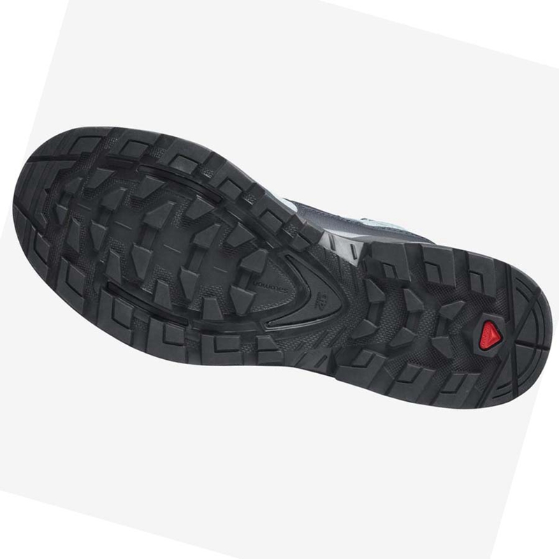 Salomon WoQUEST 4 GORE-TEX Wanderschuhe Damen Blau | QAXPJKG-32