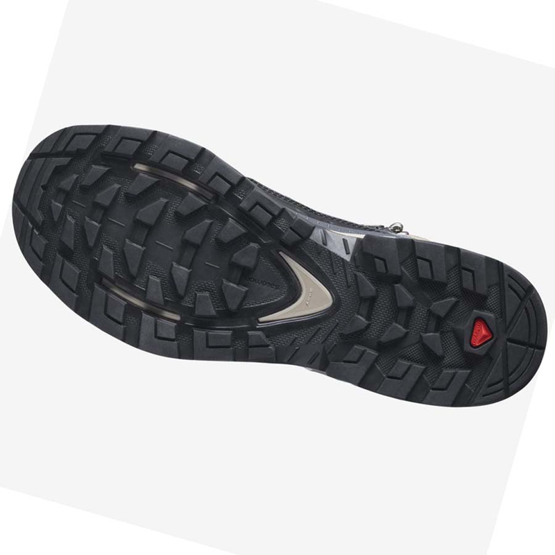 Salomon WoQUEST ELEMENT GORE-TEX Wanderschuhe Damen Schwarz | GKZHJWV-40