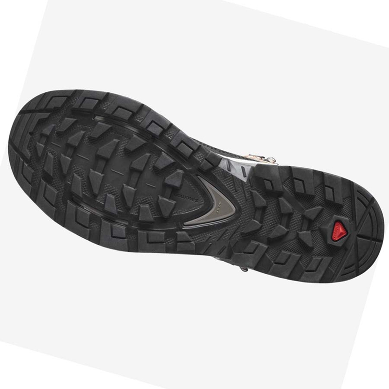 Salomon WoQUEST ELEMENT GORE-TEX Wanderschuhe Damen Braun | VIHJSYC-20