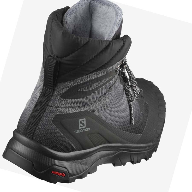 Salomon WoVAYA BLAZE THINSULATE™ CLIMASALOMON™ WATERPROOF Wanderschuhe Damen Schwarz | PFUXBVY-98
