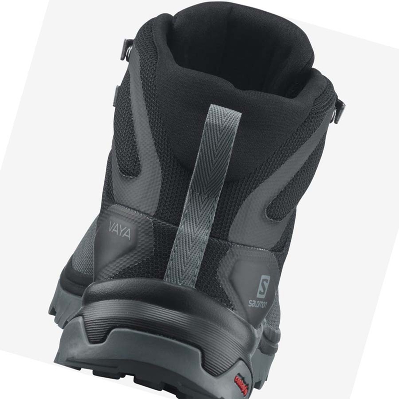 Salomon WoVAYA MID GORE-TEX Wanderschuhe Damen Schwarz | YGUFBVC-92