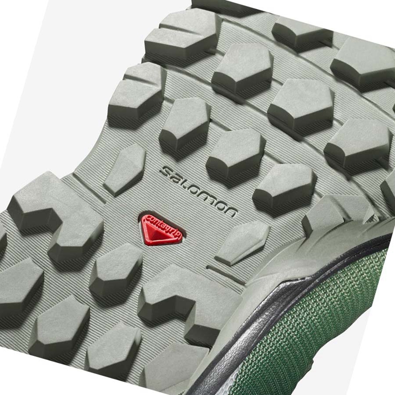 Salomon WoVAYA MID GORE-TEX Wanderschuhe Damen Grün | YSNLUKG-08
