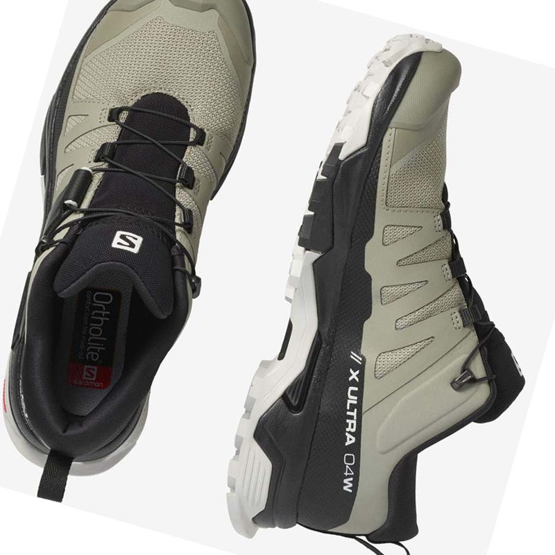 Salomon WoX ULTRA 4 Wanderschuhe Damen Beige | MBHQCKJ-08