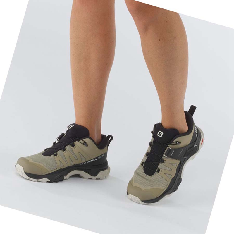 Salomon WoX ULTRA 4 Wanderschuhe Damen Beige | MBHQCKJ-08
