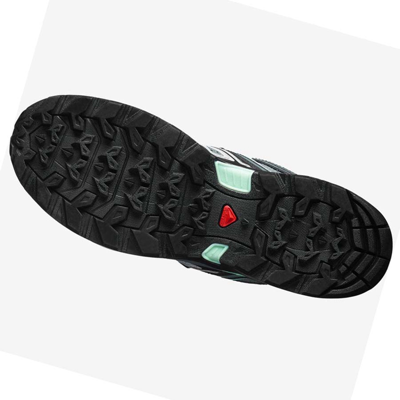 Salomon WoX ULTRA PIONEER CLIMASALOMON™ WATERPROOF Wanderschuhe Damen Grün | BUIOVJM-60