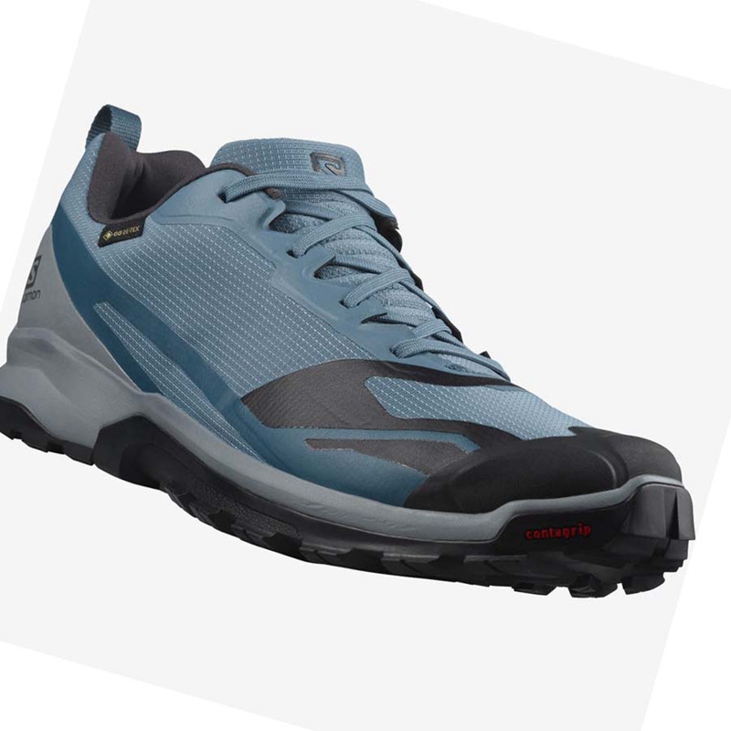 Salomon XA COLLIDER 2 GORE-TEX Trailrunning Schuhe Herren Blau | UPSNKCY-97