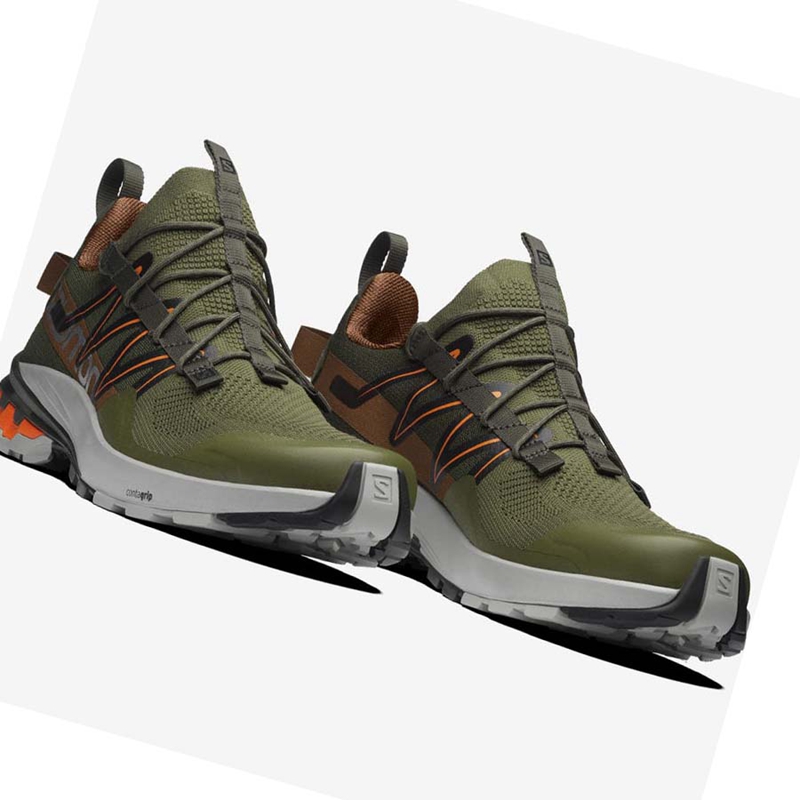 Salomon XA COVER Sneakers Damen Olivgrün Orange | IJDYGMW-47