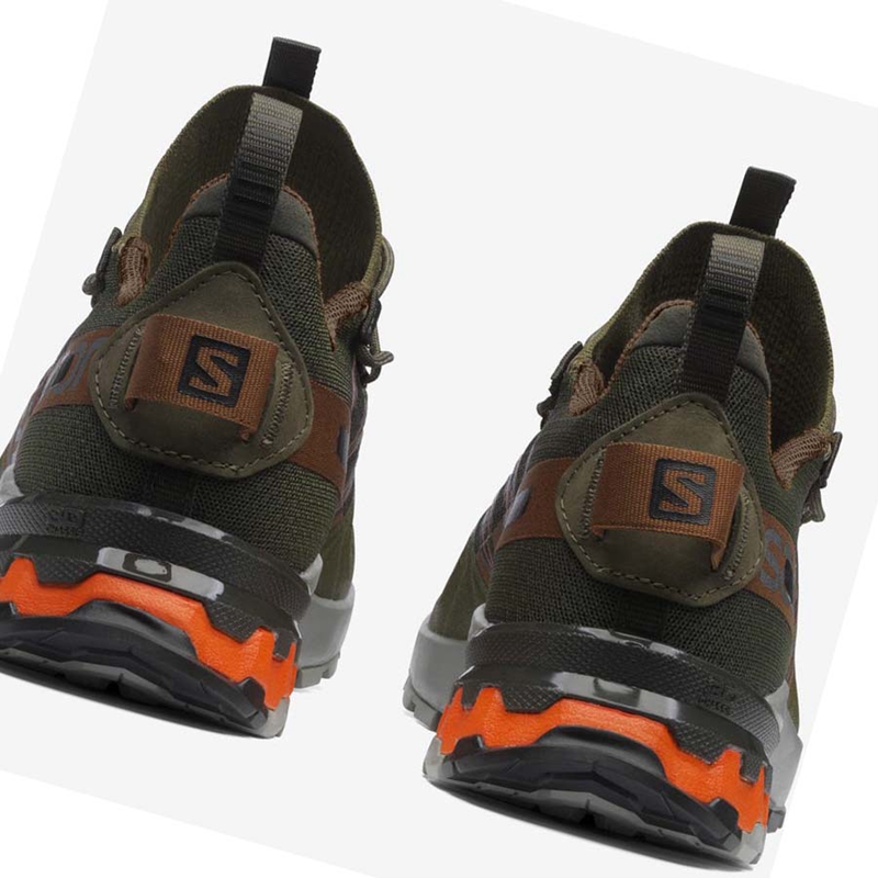 Salomon XA COVER Sneakers Damen Olivgrün Orange | IJDYGMW-47