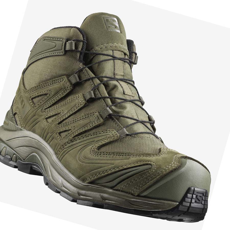 Salomon XA FORCES MID GORE-TEX EN Stiefel Herren Olivgrün | DTWUNPA-10