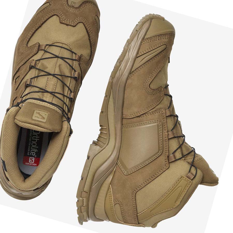 Salomon XA FORCES MID GORE-TEX Stiefel Damen Braun | GZIVNTU-18