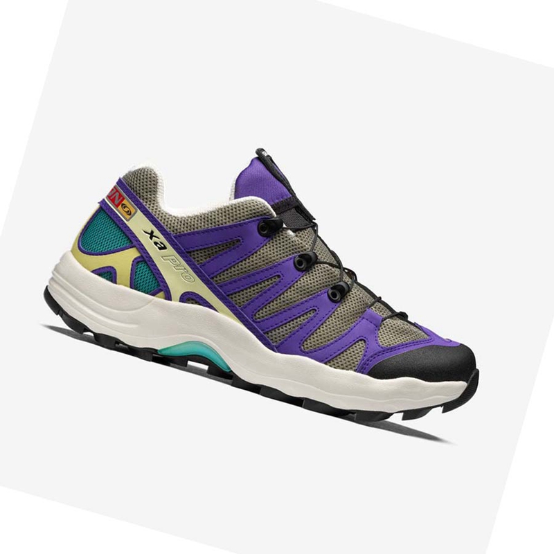 Salomon XA PRO 1 Sneakers Herren Lila Grau | IONGKVY-98