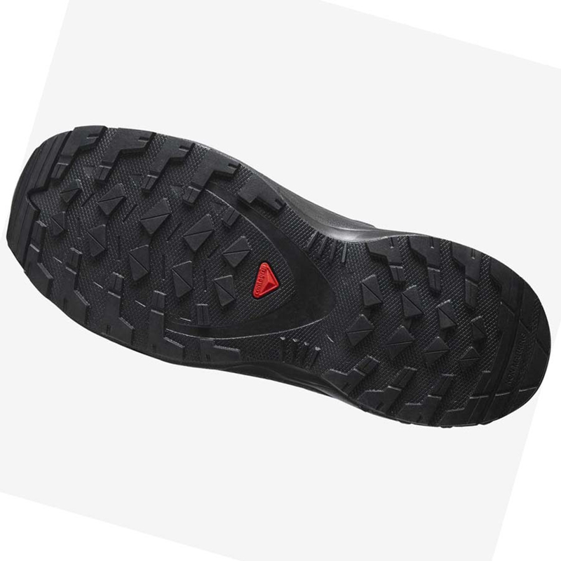 Salomon XA PRO V8 CLIMASALOMON™ WATERPROOF Trailrunning Schuhe Kinder Schwarz | YZNABFM-10